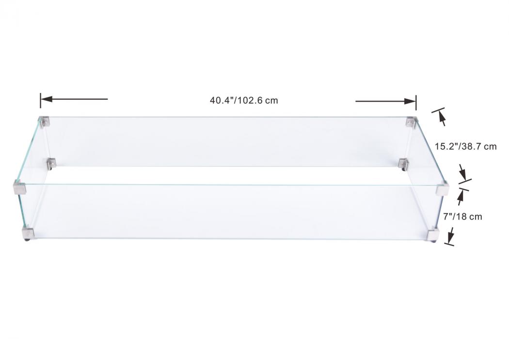 Rectangle Wind Screen for ELEMENTI PLUS